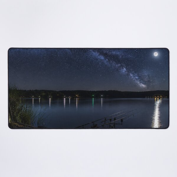 Item preview, Mystic Night Carp Fishing Session - Jigsaw Puzzle Art designed and sold by GeekAnglerStore.