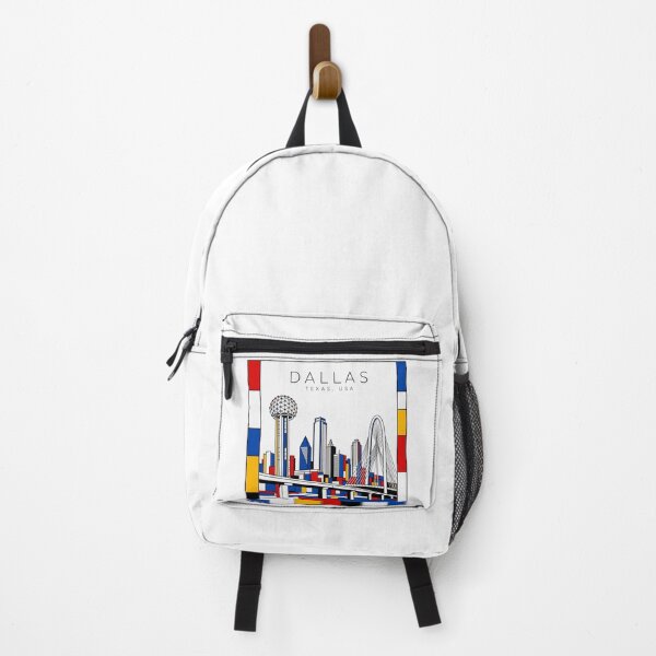 Item preview, Dallas Mondrian style poster 3D designed and sold by CMYKStudio.