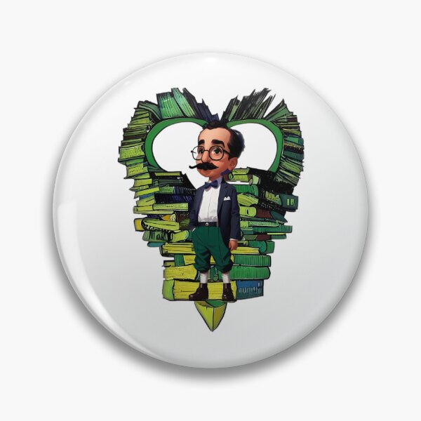 Item preview, Groucho In A Heart Of Books designed and sold by aca-riolaus.
