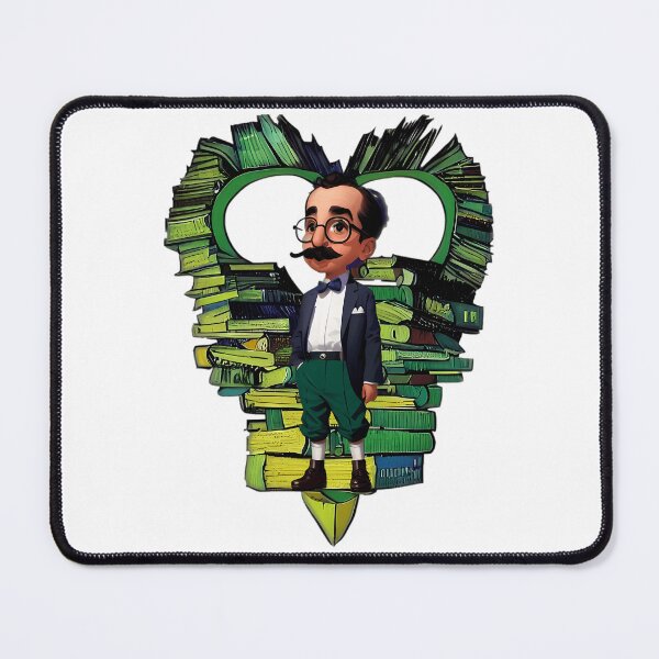 Item preview, Groucho In A Heart Of Books designed and sold by aca-riolaus.