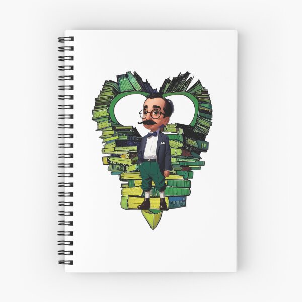 Item preview, Groucho In A Heart Of Books designed and sold by aca-riolaus.