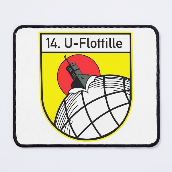 Item preview, Kriegsmarine U-Boat 14Th Flotilla - Base Brest - Clean Style designed and sold by che-lseyhartman.