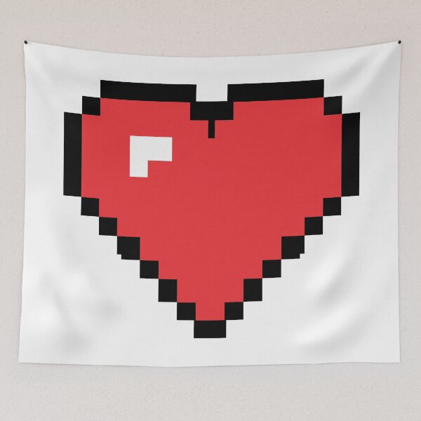 Item preview, Heart Pixel by BoletoStore designed and sold by BoletoStore.