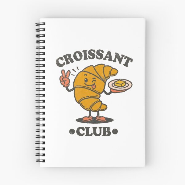 Item preview, Croissant Club Funny Retro Bakery Foodie designed and sold by Gbriel3.