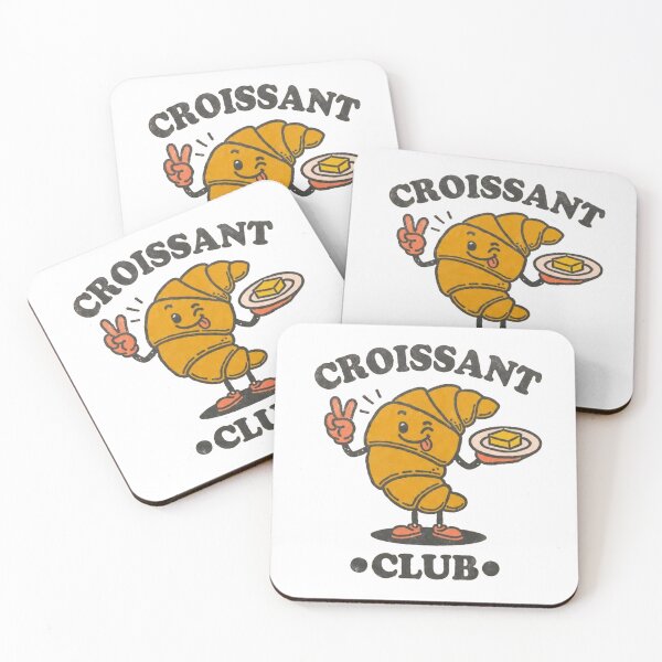 Item preview, Croissant Club Funny Retro Bakery Foodie designed and sold by Gbriel3.