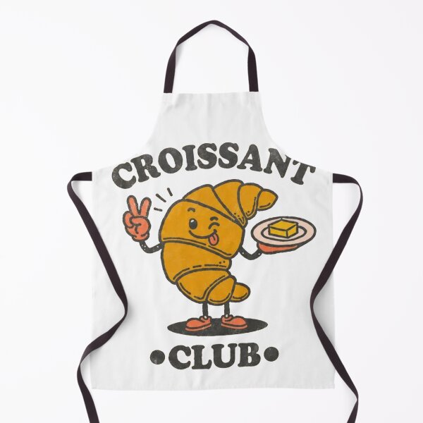 Item preview, Croissant Club Funny Retro Bakery Foodie designed and sold by Gbriel3.