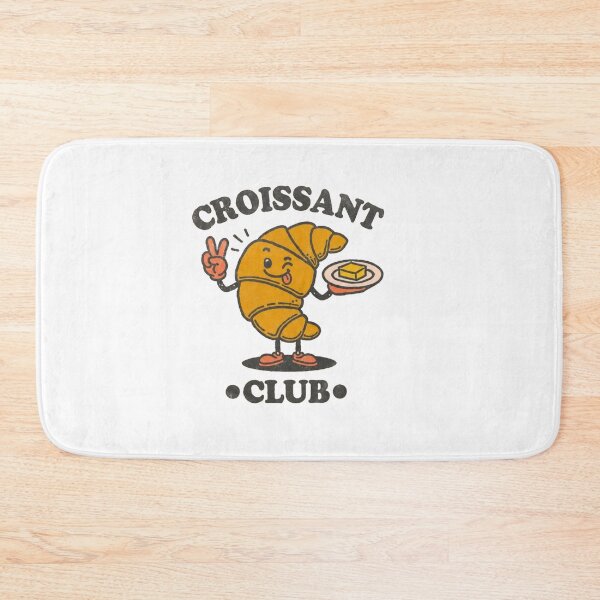 Item preview, Croissant Club Funny Retro Bakery Foodie designed and sold by Gbriel3.