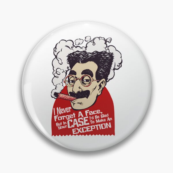 Item preview, Groucho Marx - I Never Forget A Face designed and sold by aca-riolaus.