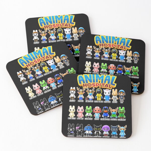 Item preview, Animal Hospital Characters Funny Gaming Parody Pop Culture Meme Character Roster designed and sold by NgumohaLanke.