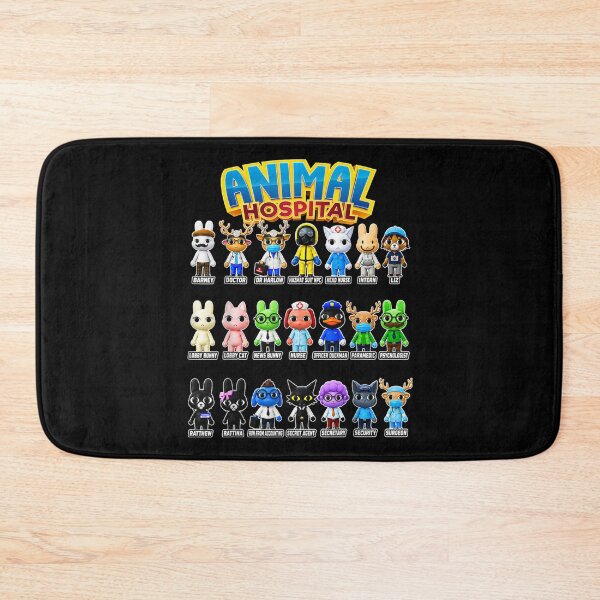Item preview, Animal Hospital Characters Funny Gaming Parody Pop Culture Meme Character Roster designed and sold by NgumohaLanke.
