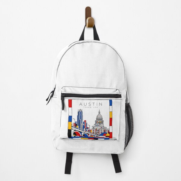 Item preview, Austin Mondrian style poster 3D designed and sold by CMYKStudio.