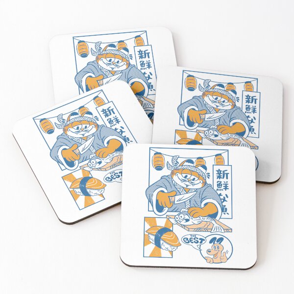 Item preview, Cartoon Of Garfield Wearing A Headband And Cutting designed and sold by Nova-hLeivghky.