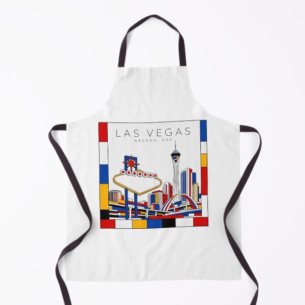 Item preview, Las Vegas Mondrian style poster 3D designed and sold by CMYKStudio.