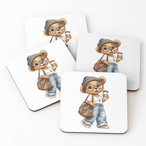 Item preview, Cute Teddy Bear - But First, Coffee designed and sold by Wilcox PhotoArt.