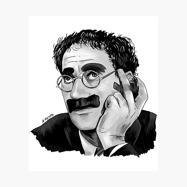 Item preview, Groucho Marx designed and sold by aca-riolaus.