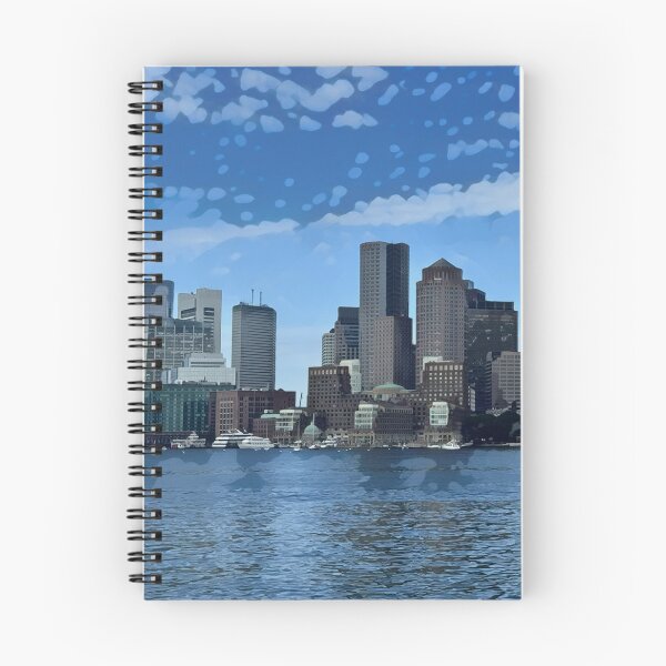 Item preview, Boston Skyline from Water Taxi designed and sold by BGGretchen.
