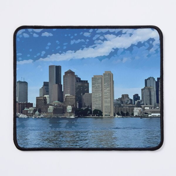 Item preview, Boston Skyline from Water Taxi designed and sold by BGGretchen.