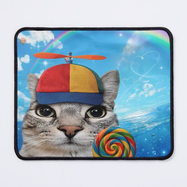 Item preview, Happy Cat Dreamcore Brainrot Meme designed and sold by Darkifun.