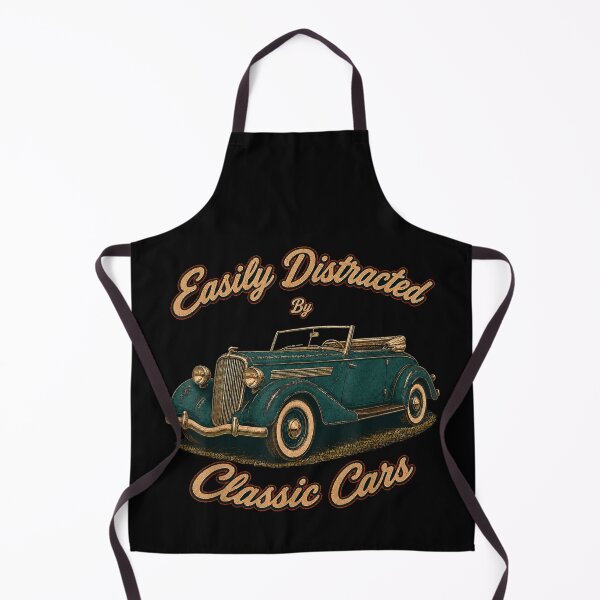Item preview, Funny Easily Distracted By Classic Cars Vintage Retro Car Guy designed and sold by NgumohaLanke.