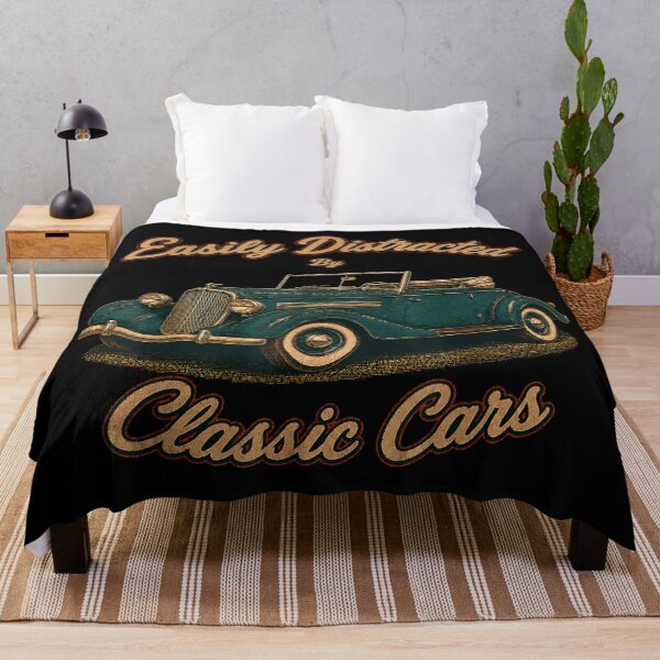 Item preview, Funny Easily Distracted By Classic Cars Vintage Retro Car Guy designed and sold by NgumohaLanke.