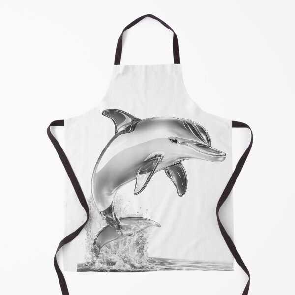 Item preview, Graceful Dolphin Jump Ocean Wildlife Art designed and sold by GRFORA.