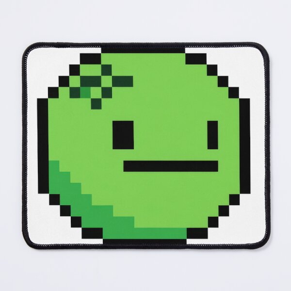 Item preview, Cute Injured Green Pixel Emoji designed and sold by bygamers.