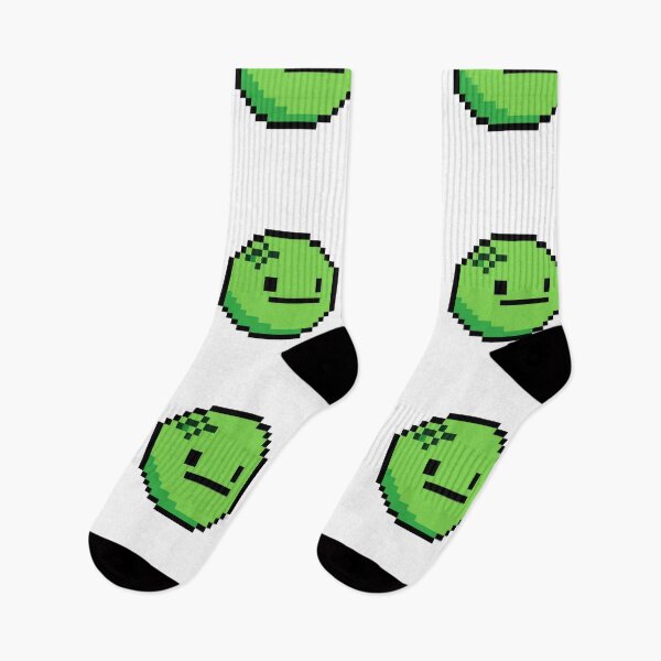 Item preview, Cute Injured Green Pixel Emoji designed and sold by bygamers.