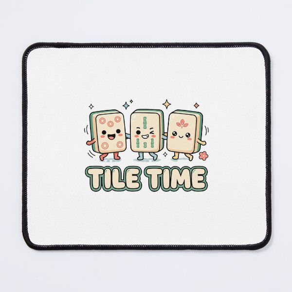 Item preview, Tile Time Cute Mahjong Characters designed and sold by GoofyShopp.