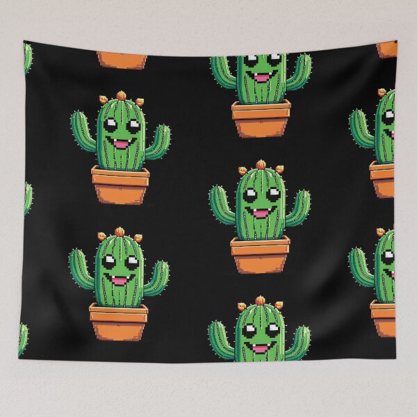 Item preview, Cactus monster gameboy pixel art designed and sold by RAMemory.