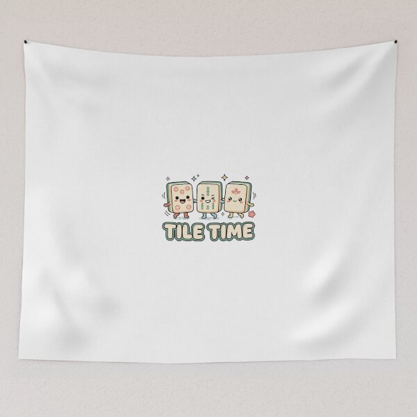 Item preview, Tile Time Cute Mahjong Characters designed and sold by GoofyShopp.