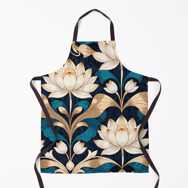 Item preview, Classic Lotus Flowers with Elegant Botanical Ornament. designed and sold by MissYouONLY.