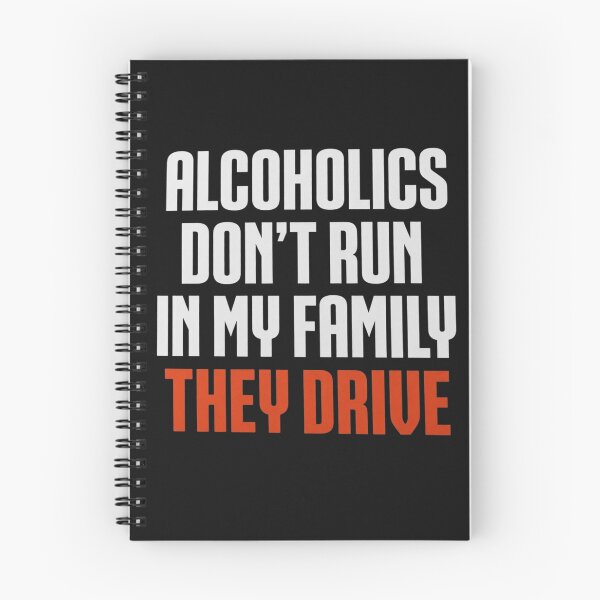 Item preview, alcoholics don't run designed and sold by CanvasRebel.