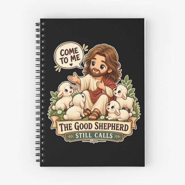 Item preview, Come to Me Good Shepherd Chibi Jesus designed and sold by Echoes of Lion Studio.