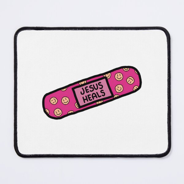 Item preview, Jesus Heals Plaster Smiley Face Christian designed and sold by aox-cc-3oy.