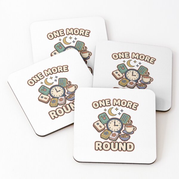 Item preview, One More Round Funny Mahjong Night designed and sold by GoofyShopp.