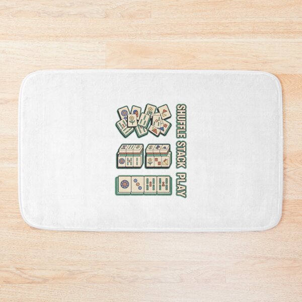 Item preview, Shuffle Stack Play Minimal Mahjong designed and sold by GoofyShopp.