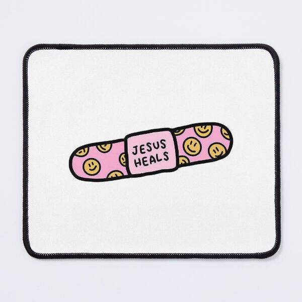 Item preview, Jesus Heals Sticker designed and sold by aox-cc-3oy.