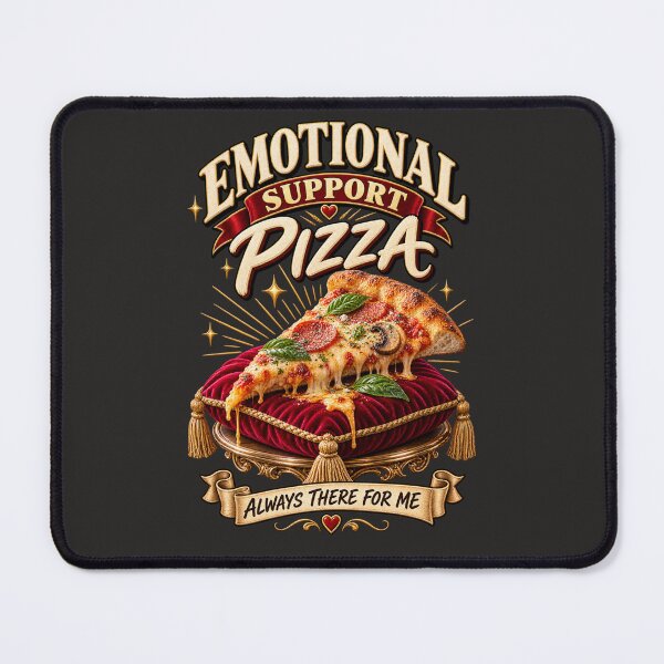 Item preview, Emotional Support Pizza – Always There for Me designed and sold by Golden Era Studio.
