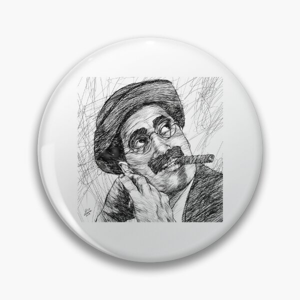 Item preview, Groucho Marx Ink Portrait .3 designed and sold by aca-riolaus.