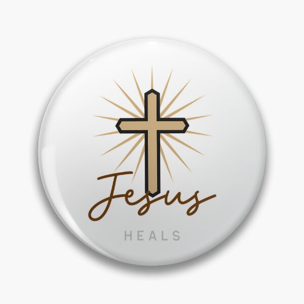 Item preview, Jesus Heals With Glowing Cross designed and sold by aox-cc-3oy.