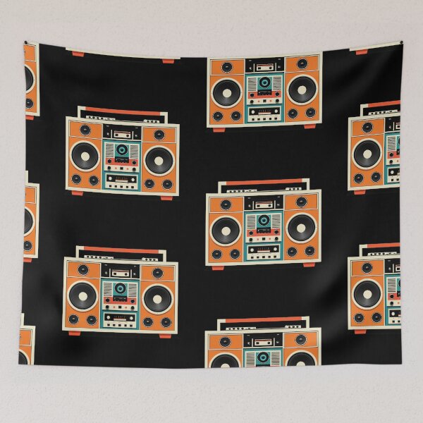 Item preview, Vintage Boombox Graphic Tees designed and sold by RAMemory.
