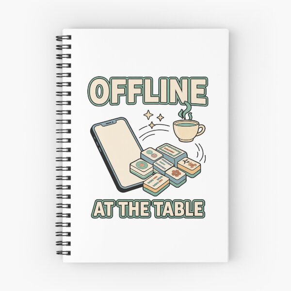 Item preview, Offline at the Table Mahjong Night designed and sold by GoofyShopp.