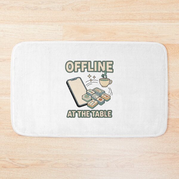 Item preview, Offline at the Table Mahjong Night designed and sold by GoofyShopp.