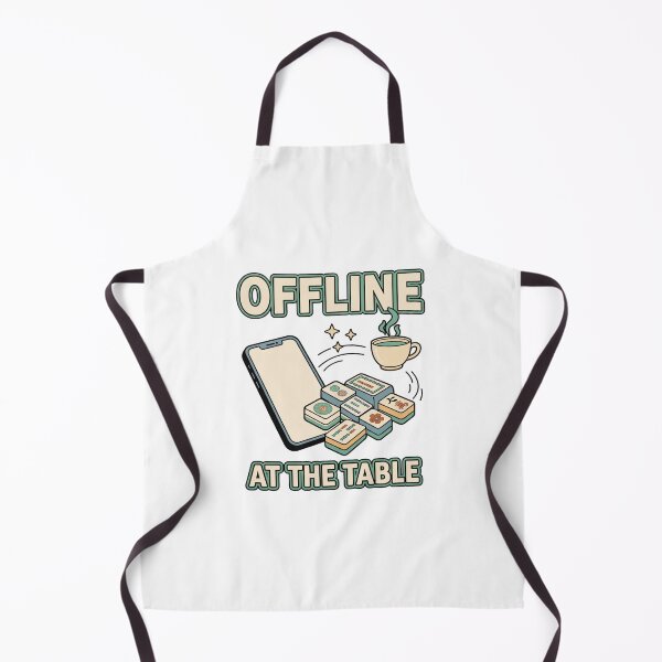 Item preview, Offline at the Table Mahjong Night designed and sold by GoofyShopp.