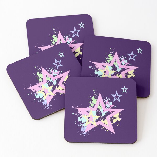 Item preview, Retro Stars Paint Splatter Pastel Aesthetic designed and sold by SolutionsArt.