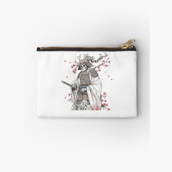 Item preview, Samurai Skull Cherry Blossom Art  designed and sold by redblink store.
