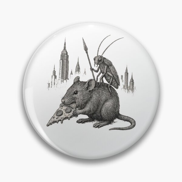 Item preview, NYC Pizza Rat Funny New York Urban Chaos designed and sold by Gbriel3.