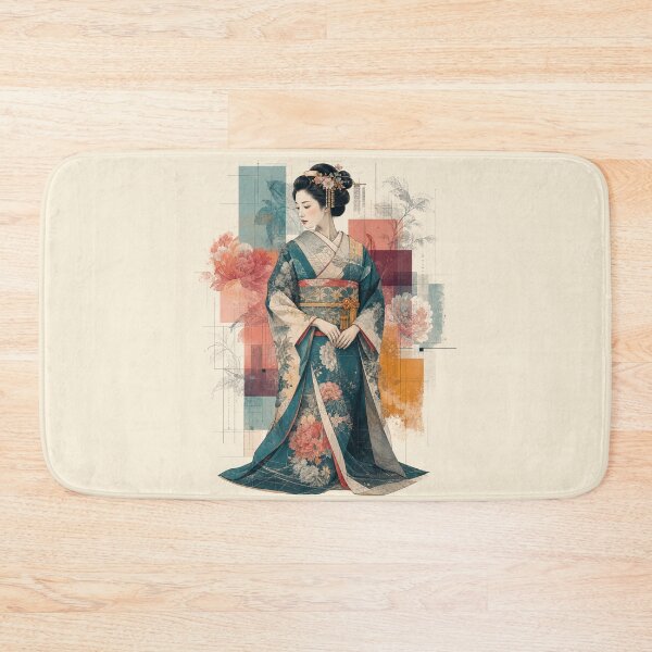 Item preview, Botanical Equilibrium: Geisha Among Peonies designed and sold by Fregoli 2D.
