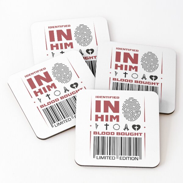 Item preview, Identified In Him Blood Bought - Christian Identity designed and sold by Bezuiden.