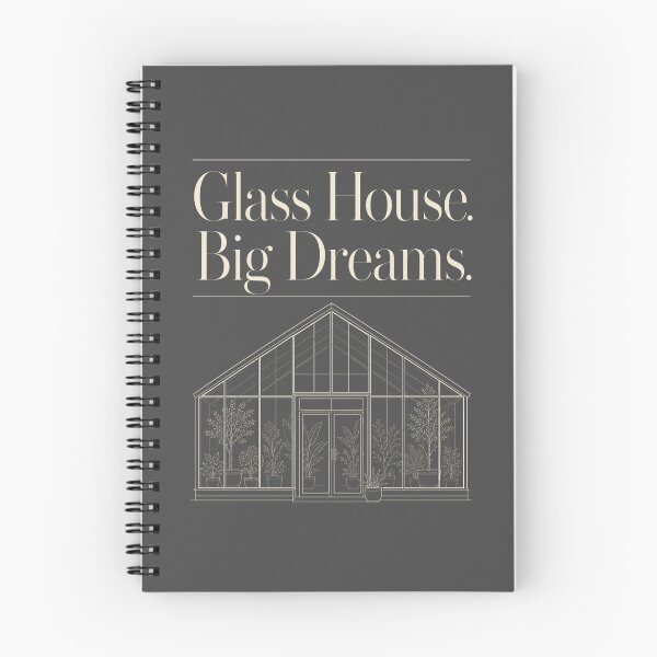 Item preview, Glass House Big Dreams | Greenhouse Lover Gift | Plant Mom Gift | MinimalisGift | Greenhouse Gardener Gift designed and sold by HooptownRV.